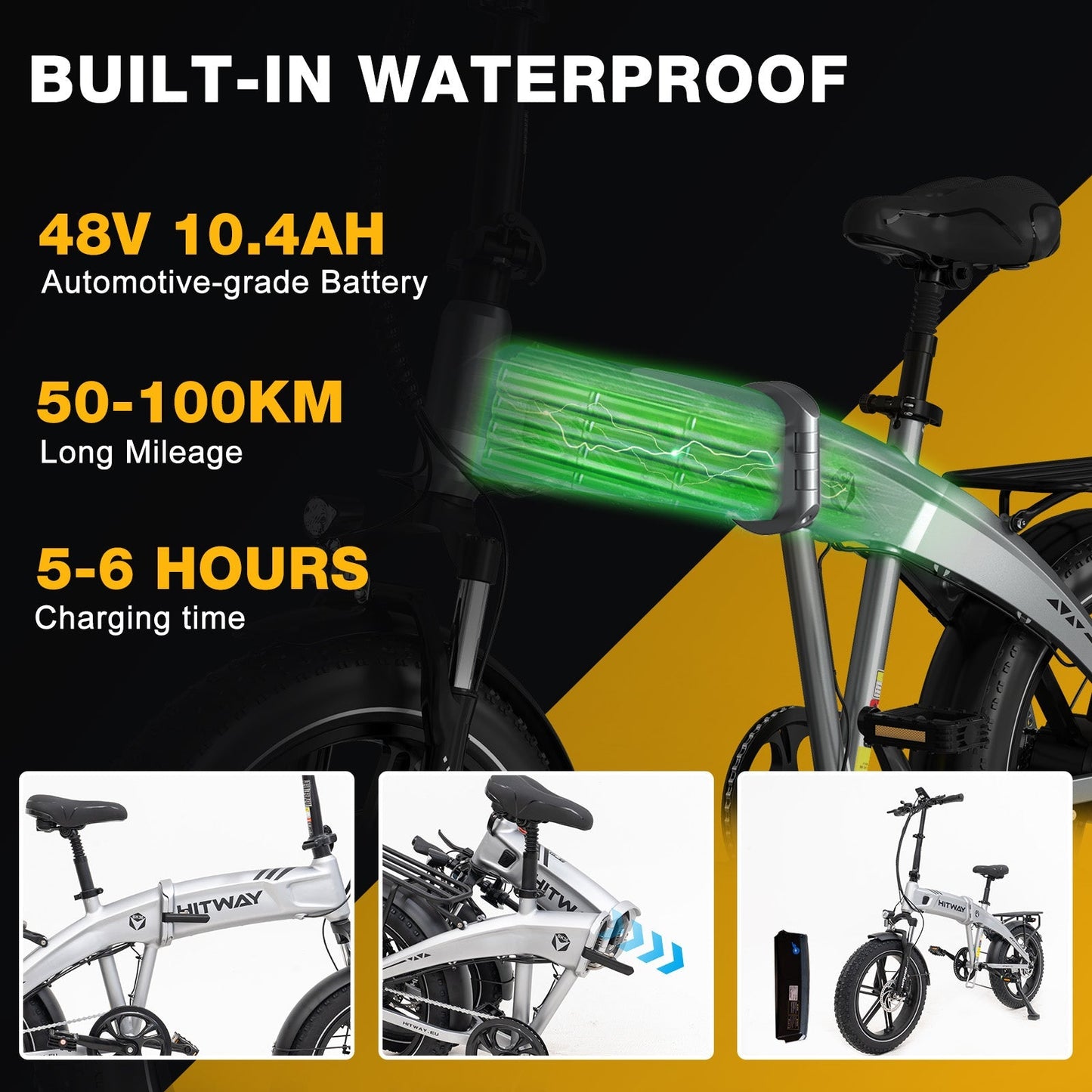 Hitway BK36 Folding Electric Bike