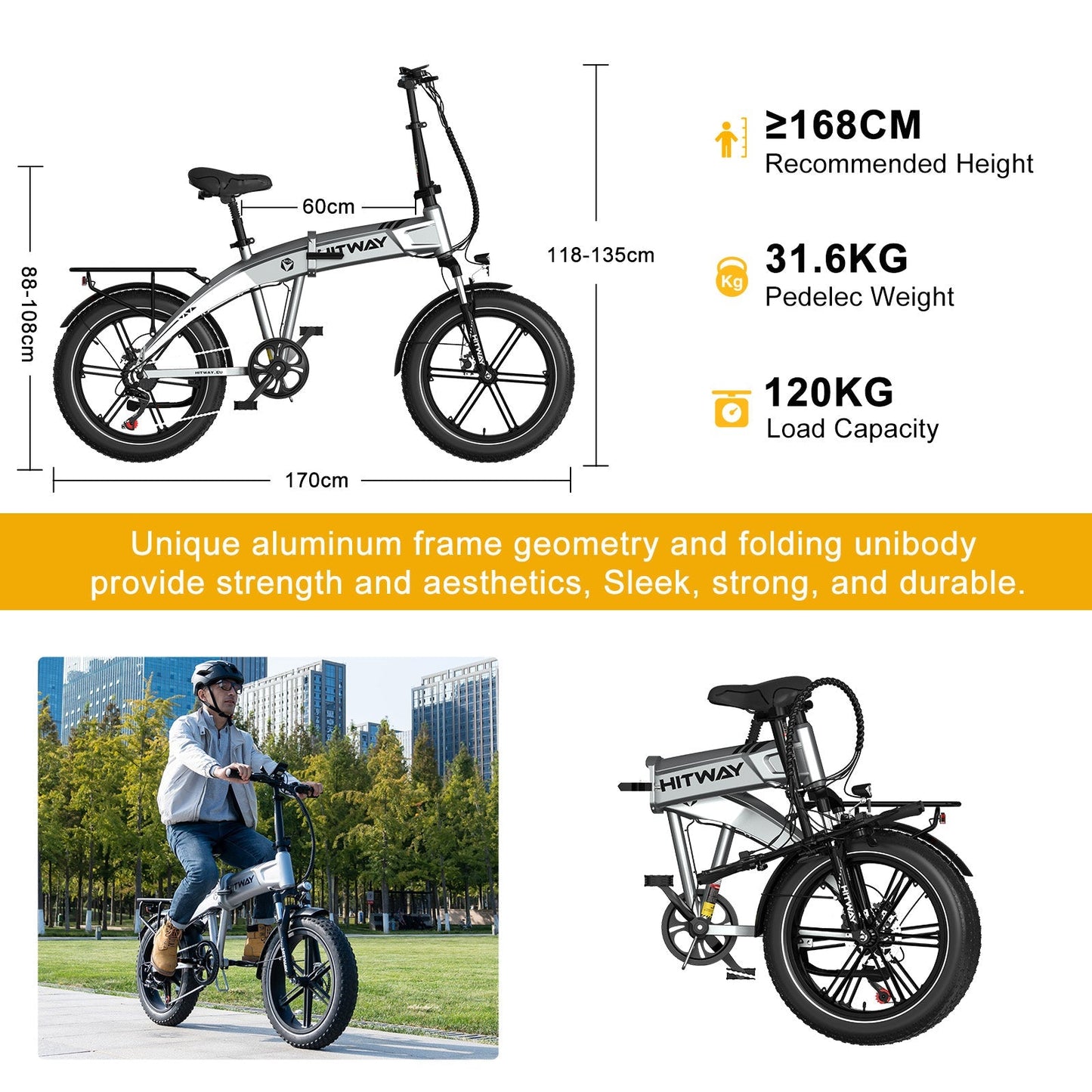 Hitway BK36 Folding Electric Bike